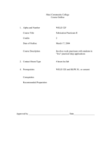 Maui Community College Course Outline  1.  Alpha and Number
