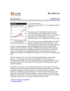 Lex: G7 and currencies 2006 21:13
