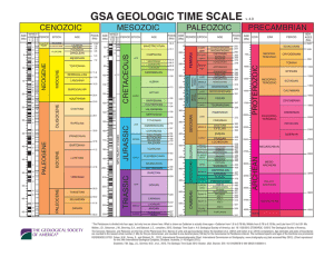 Geologic Time Scale: GSA v. 4.0