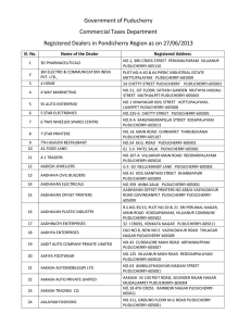 Government of Puducherry Commercial Taxes Department