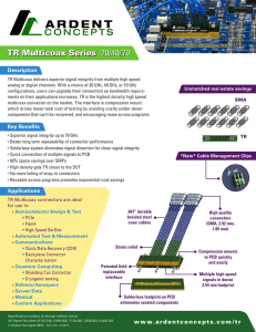 TR Multicoax Connectors: High-Speed Signal Integrity up to 70 GHz