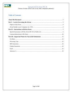 eForm INC-28 Instruction Kit: Court Order Notice
