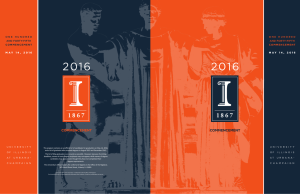 Commencement Program - Commencement at Illinois