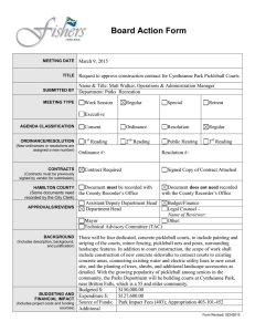 Board Action Form