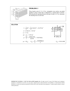 Shear Stress Problems & Solutions: Mechanics of Materials