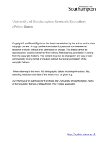 Magical Realism & the American South: A PhD Thesis