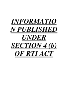 IVRI Handbook: RTI Act Information on Veterinary Research