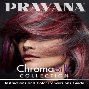 Pravana ChromaSilk Hair Color Guide: Instructions & Conversions