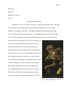 Goya's Saturn: Analysis & Interpretation
