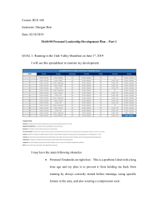 Personal Leadership Development Plan: Marathon & Spanish