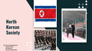 North Korean Society: Culture, Government, and Art