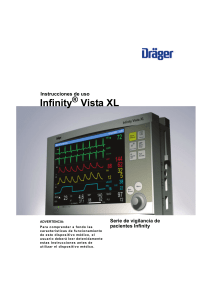 Manual Infinity Vista XL: Instrucciones de Uso y Seguridad