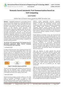 Semantic Text Summarization with Soft Computing