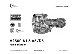 V2500 Engine Familiarization Technical Training