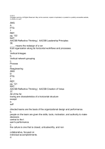 Organizational Structure Test Questions