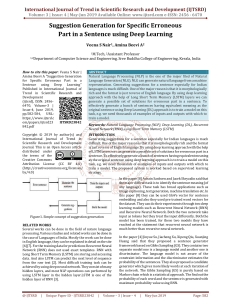 Deep Learning for Sentence Error Correction