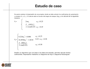 Cálculo de Coeficientes de Sustentación y Arrastre en Propelas