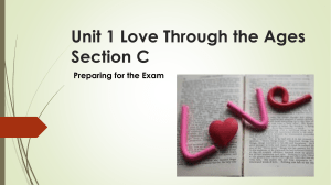 Love Through the Ages: Section C Exam Prep