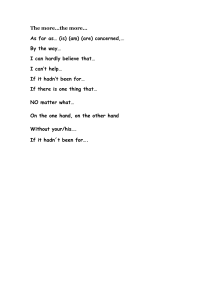 English Phrases & Sentence Starters