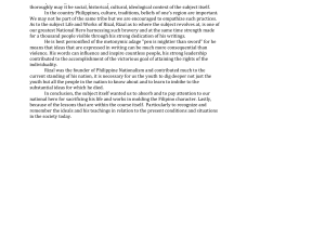 Life and Works of Rizal: Importance & Impact
