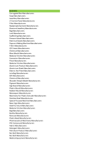 MANUFACTURER-MUMBAI