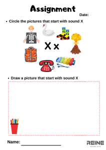 Letter X Worksheet: Circle & Draw Activity