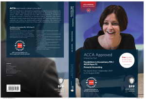 ACCA F3 Financial Accounting Interactive Text