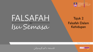 Falsafah Dalam Kehidupan: Pengenalan dan Konsep Utama