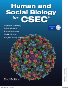 Human Social Biology CSEC Textbook