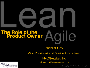 Agile Product Owner Role: Traditional vs. Agile