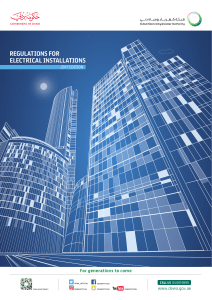 Electrical Installation Regulations - Dubai 2017