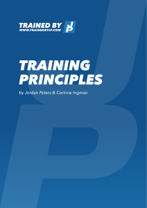 Training Principles: Jordan Peters' Bodybuilding Guide