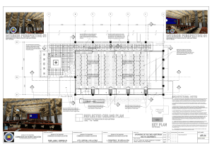 CHED Auditorium Renovation: Reflected Ceiling Plan