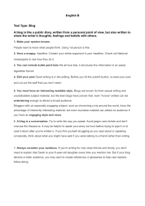 Blog Writing Guide: Tips for Engaging Content