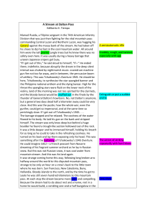 A Stream at Dalton Pass: WWII Short Story