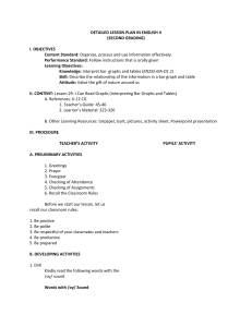 4 A'S LESSON PLAN IN ENGLISH II (DETAILED)