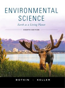Environmental Science: Earth as a Living Planet