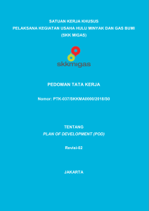 Pedoman Tata Kerja Plan of Development (POD) SKK Migas