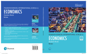Economics Student Book - Pearson Edexcel International GCSE (9-1)