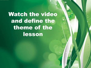 Environmental Problems Lesson Presentation