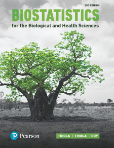 Biostatistics Textbook for Biological and Health Sciences