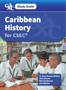 Caribbean History Study Guide for CSEC