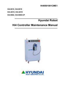 Hyundai Hi4 Robot Controller Maintenance Manual