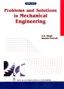 Mechanical Engineering Problems & Solutions Textbook