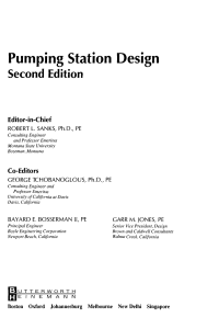 Pumping Station Design: Textbook, 2nd Edition