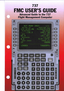 737 FMC User's Guide: Advanced Flight Management