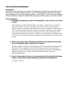 Food Dye Chromatography Lab Report