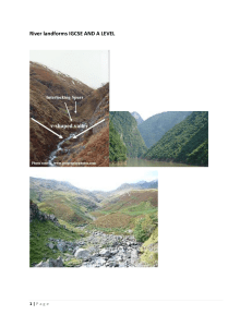 River Landforms: IGCSE & A-Level Geography