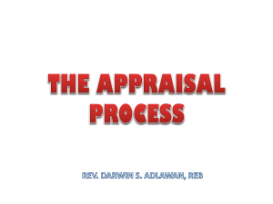 Appraisal Process Steps