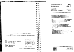 ISO 8501-1: Steel Surface Prep Standard